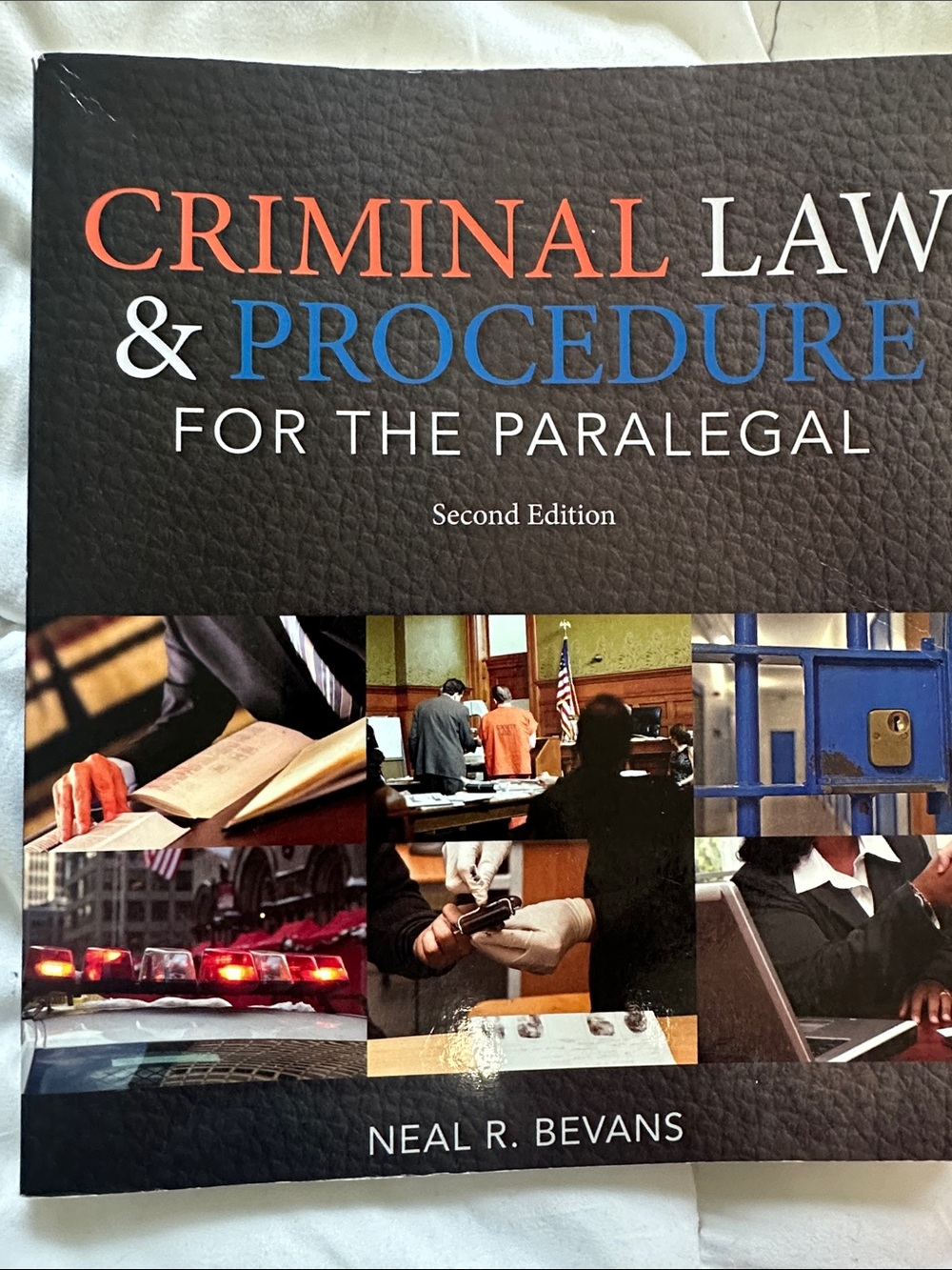 Cengage Learning Criminal Law & Procedure Text - Black Cover